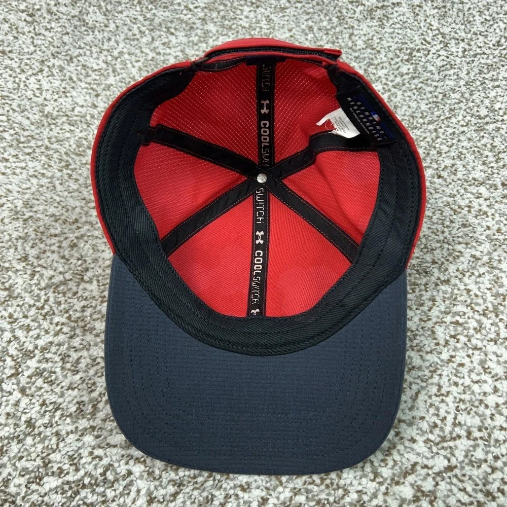 Minnesota Twins Hat Cap Strap Back Mens One Size Red‎ MLB Baseball Under Armour